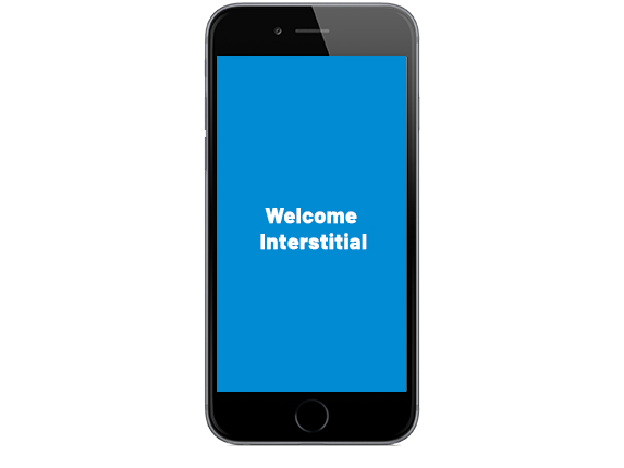 Interstitial in the app