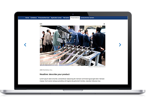 Produktpräsentation